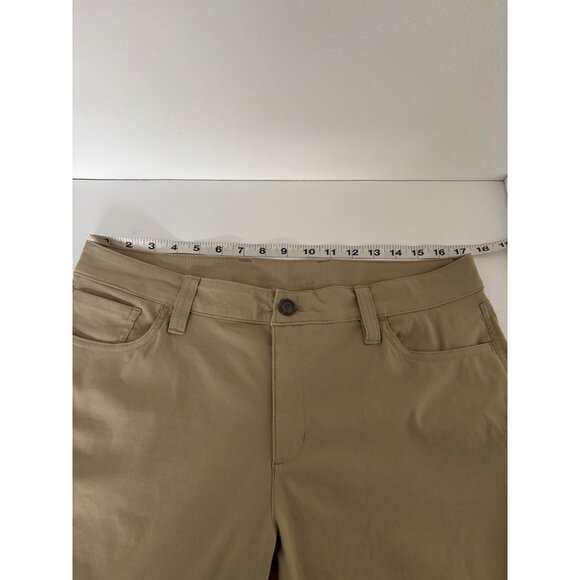 Eddie Bauer Pants 14 Khaki Performance Hiking Quick Dry Mesh Gorpcore Athleisure - Picture 6 of 13